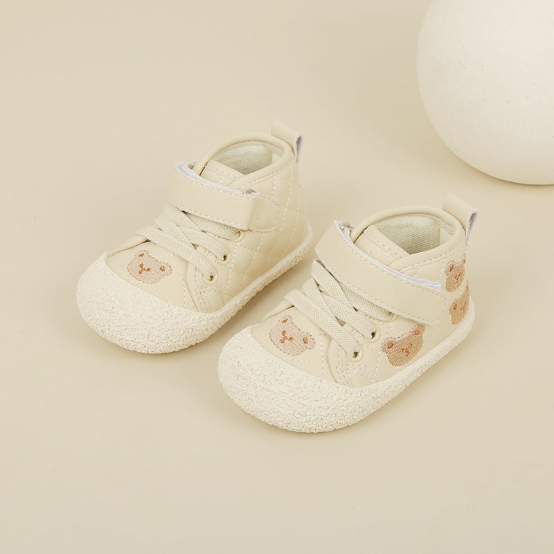 أحذية أطفال خاصة من بروكن كود للأولاد والبنات أحذية رياضية ربيعية ناعمة القاعدة غير قابلة للانزلاق بأسلوب نيش - Image 3